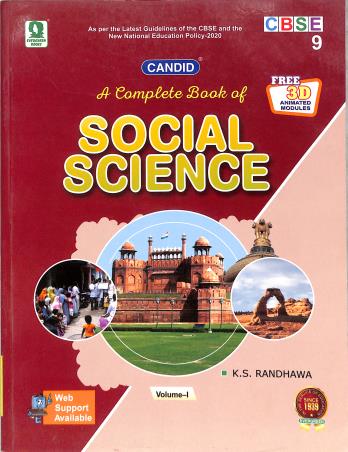 Book cover number 1 for Candid A Complete Book Of Social Science Class 9 Volume 1 CBSE written by K. S. Randhawa published by Evergreen Publications (India) Ltd.