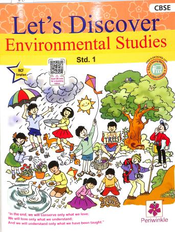 Book cover number 1 for Let's Discover Environmental Studies Std. 1 CBSE (NCF) written by Doris Saldanha published by Periwinkle Books