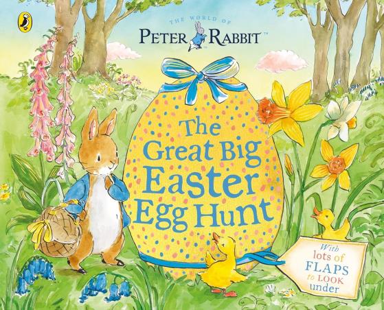 Book cover number 1 for Peter Rabbit Great Big Easter Egg Hunt written by Beatrix Potter published by Puffin