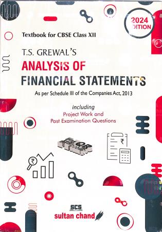 Book cover number 1 for T.S. Grewal's Analysis Of Financial Statements CBSE Class 12 (2024 Edition) written by T. S. Grewal, H. S. Grewal, R. K. Khosla published by Sultan Chand & Sons (P) Ltd