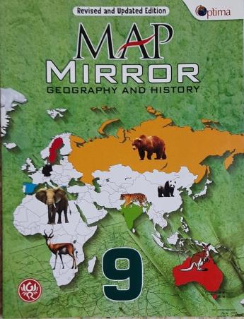 Book cover number 1 for Optima Map Mirror Geography And History Class 9 written by Vineeta Dhankar published by G. Ram Books (P.) Ltd