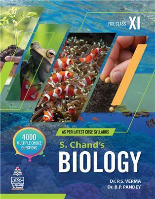 Book cover number 1 for S. Chand's Biology For Class 11 (CBSE) written by B. P. Pandey published by S. Chand Publishing