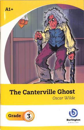 Book cover number 1 for The Canterville Ghost Grade 3 written by Oscar Wilde published by Burlington Books