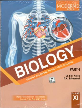 Book cover number 1 for Modern's abc+ Of Biology Class-11 Part 1 & 2 (2024-25) written by B. B. Arora, A. K. Sabharwal published by Modern Publishers