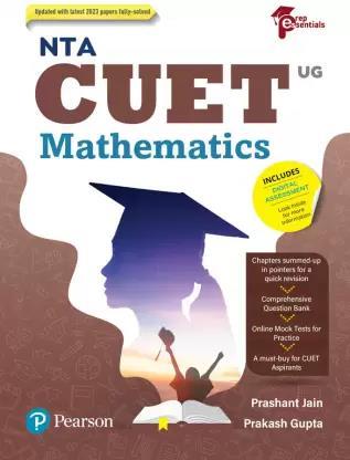 Book cover number 1 for NTA CUET Mathematics written by Prashant Jain, Prakash Gupta published by Pearson Education