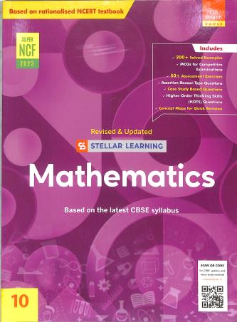 Book cover number 1 for Stellar Learning Mathematics Class 10 (NCF 2023) written by NA published by On Board! Books