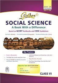 Book cover number 1 for Golden Social Science Class 6 (A Book With A Difference) (2024-25) written by S. Gupta, Pragya Chaturvedi published by New Age International (P) Limited, Publishers