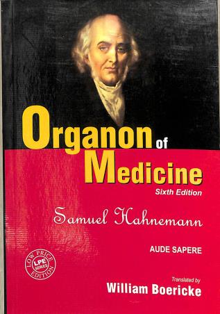Book cover number 1 for Organon Of Medicine written by Samuel Hahnemann published by B. Jain Publishers (P) Ltd.