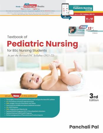 Book cover number 1 for Textbook Of Pediatric Nursing For BSc Students written by Panchali Pal published by CBS Publishers & Distributors Pvt. Ltd.