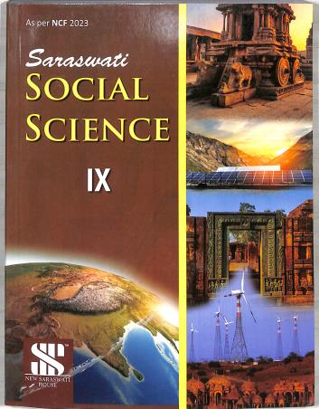 Book cover number 1 for Social Science 9 (CBSE) NCF 2023 written by Anita Jain, S. K. Jha, Dinesh Bhatt published by New Saraswati House (India) Pvt. Ltd.