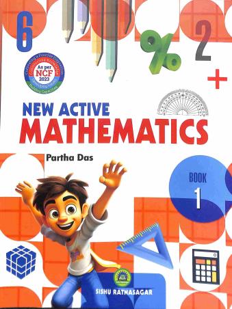 Book cover number 1 for New Active Mathematics Book 1 (NCF 2023) written by Partha Das, Rajesh Kr. Singh published by Sishu Ratnasagar