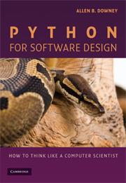 Book cover number 1 for Python For Software Design written by Allen B. Downey published by Cambridge University Press