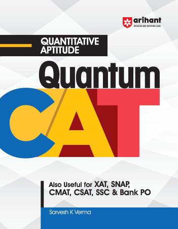Book cover number 1 for Quantitative Aptitude Quantum CAT written by NA published by Arihant Publications (India) Limited