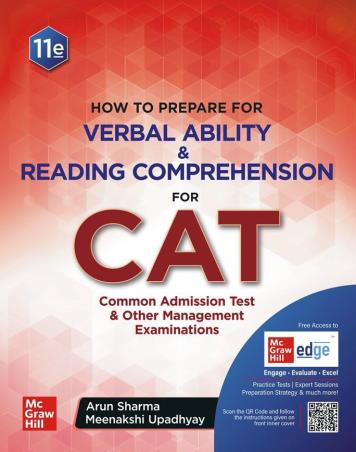 Book cover number 1 for How To Prepare For Verbal Ability And Reading Comprehension For CAT written by Arun Sharma, Meenakshi Upadhyay published by McGraw Hill Education Private Limited