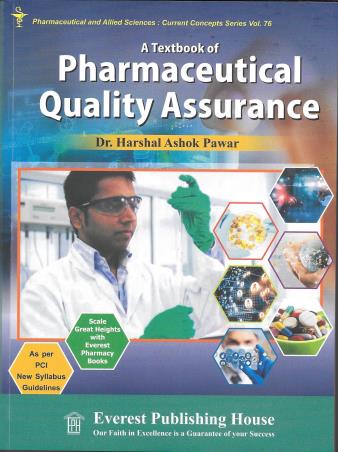 Book cover number 1 for A Textbook Of Pharmaceutical Quality Assurance written by Harshal Pawar published by Everest Publishing House