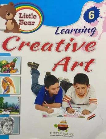 Book cover number 1 for Learning Creative Art  6 written by Monika Verma published by Turtle Books Pvt. Ltd.