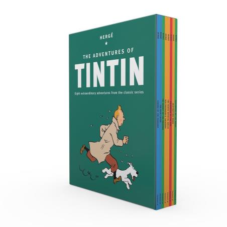 Book cover number 1 for The Adventures Of Tintin (8 Extraordinary Adventures From The Classic Series) written by Herge published by Farshore