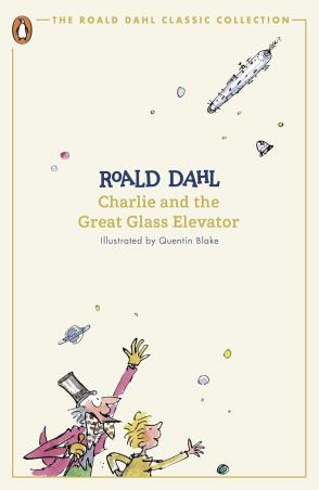 Book cover number 1 for Charlie And The Great Glass Elevator written by Roald Dahl published by Penguin Books