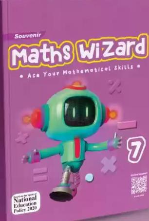 Book cover number 1 for Souvenir Maths Wizard Class - 7 (Ace Your Mathematical Skills) NEP 2020 written by R. N. Gupta published by Souvenir Publishers Pvt. Ltd.
