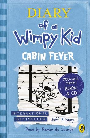 Book cover number 1 for Diary Of A Wimpy Kid : Cabin Fever written by Jeff Kinney published by Puffin