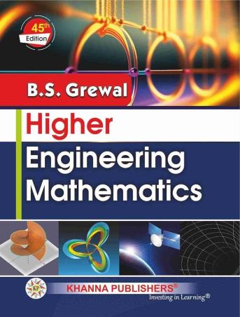 Book cover number 1 for Higher Engineering Mathematics (45th Edition) written by B. S. Grewal published by Khanna Publishers