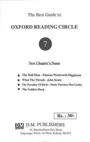 Book cover number 1 for The Best Guide Book To Oxford Reading Circle 7 (Due Part) written by NA published by D. M. Publishers