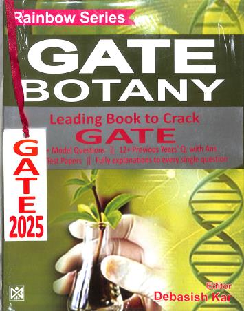 Book cover number 1 for Rainbow Series GATE Botany (2025) written by Debasish Kar published by Current Books International