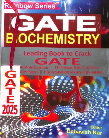 Book cover number 1 for Rainbow Series GATE Biochemistry (2025) written by Debasish Kar published by Current Books International