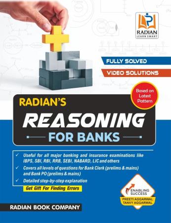 Book cover number 1 for Radian's Reasoning For Banks written by Preeti Aggarwal, Tanvy Aggarwal published by Radian Book Company