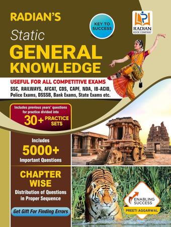 Book cover number 1 for Radian's Static General Knowledge written by Preeti Aggarwal published by Radian Book Company