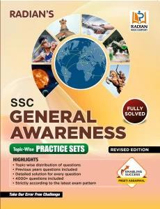 Book cover number 1 for Radian's SSC General Awareness Topic-wise Practice Sets (Fully Solved) written by Preeti Aggarwal published by Radian Book Company