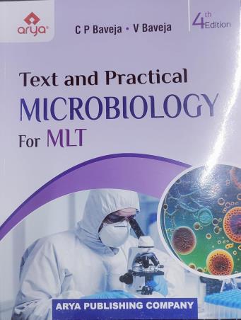 Book cover number 1 for APC Text And Practical Microbiology For Mlt written by C. P. Baveja, V. Baveja published by Arya Publishing Company