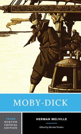 Book cover number 1 for Moby-Dick written by Herman Melville published by W. W. Norton & Company