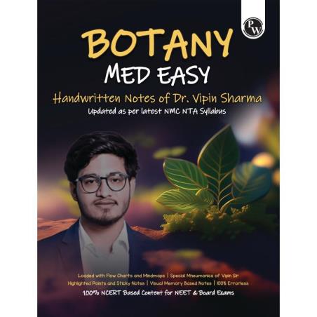 Book cover number 1 for Botany Med Easy written by Vipin Sharma published by Physicswallah Private Limited