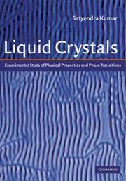 Book cover number 1 for Liquid Crystals written by Satyendra Kumar published by Cambridge University Press