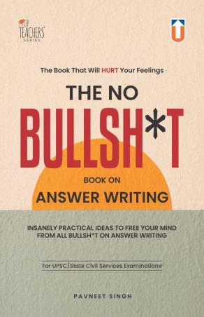 Book cover number 1 for The No Bullshit : Book On Answer Writing written by Pavneet Singh published by Unique Publishers