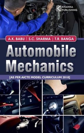 Book cover number 1 for Automobile Mechanics written by A. K. Babu, S. C. Sharma, T. R. Banga published by Khanna Publishing House
