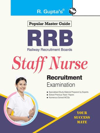 Book cover number 1 for R. Gupta's Popular Master Guide RRB Railway Recuitment Boards Staff Nurse Recruitment Examination written by NA published by Ramesh Publishing House