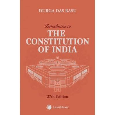 Book cover number 1 for Introduction To The Constitution Of India written by Durga Das Basu published by LexisNexis
