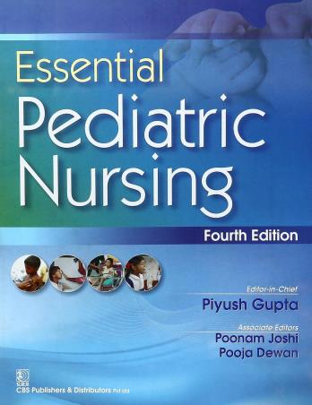 Book cover number 1 for Essential Pediatric Nursing written by Poonam Joshi, Pooja Dewan published by CBS Publishers & Distributors Pvt. Ltd.