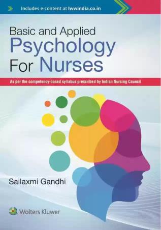 Book cover number 1 for Basic And Applied Psychology For Nurses written by Sailaxmi Gandhi published by Wolters Kluwer