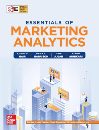 Book cover number 1 for Essentials Of Marketing Analytics written by Joseph F. Hair, Dana E. Harrison, Haya Ajjan, Atanu Adhikari published by McGraw Hill Education Private Limited