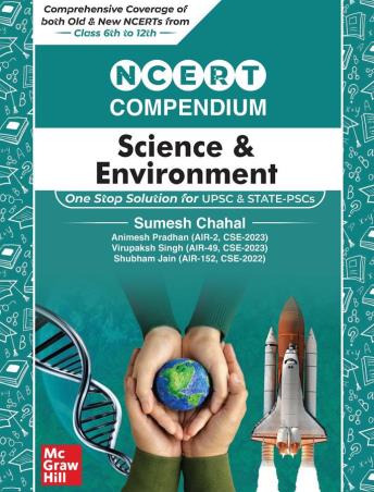 Book cover number 1 for NCERT Compendium Science & Environment written by Sumesh Chahal published by McGraw Hill Education Private Limited