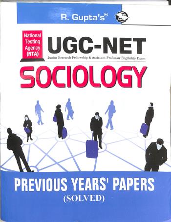 Book cover number 1 for R. Gupta's UGC-NET Sociology Previous Years Papers (Solved) written by NA published by Ramesh Publishing House