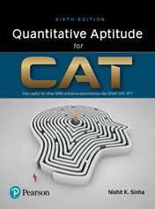 Book cover number 1 for Quantitative Aptitude For CAT written by Nishit K. Sinha published by Pearson Education