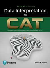 Book cover number 1 for Data Interpretation For CAT written by Nishit K. Sinha published by Pearson Education