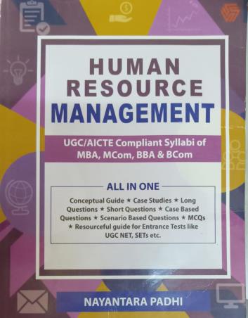 Book cover number 1 for Human Resource Management written by Nyantara Padhi published by Invincible Publishers