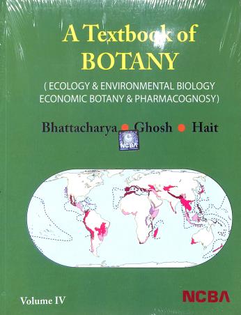 Book cover number 1 for A Textbook Of Botany Volume 4 written by Kashinath Bhattacharya, Gopinath Hait, Ashim Kumar Ghosh published by New Central Book Agency (P) Ltd