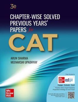 Book cover number 1 for Chapter-Wise Solved Previous Years' Papers For CAT written by Arun Sharma, Meenakshi Upadhyay published by McGraw Hill Education Private Limited