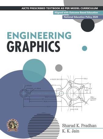 Book cover number 1 for Engineering Graphics written by K. K. Jain, Sharad K. Pradhan published by Khanna Book Publishing Co. (P) Ltd.